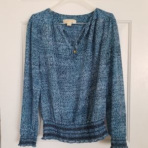 Michael Kors Blue Blouse